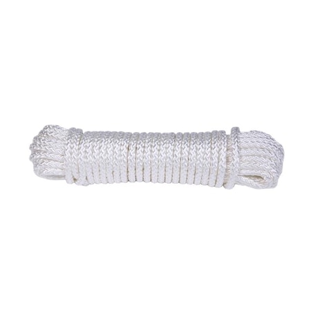 Koch Industries Koch Industries 3/16 in. D X 100 ft. L White Diamond Braided Nylon Rope 5230626
